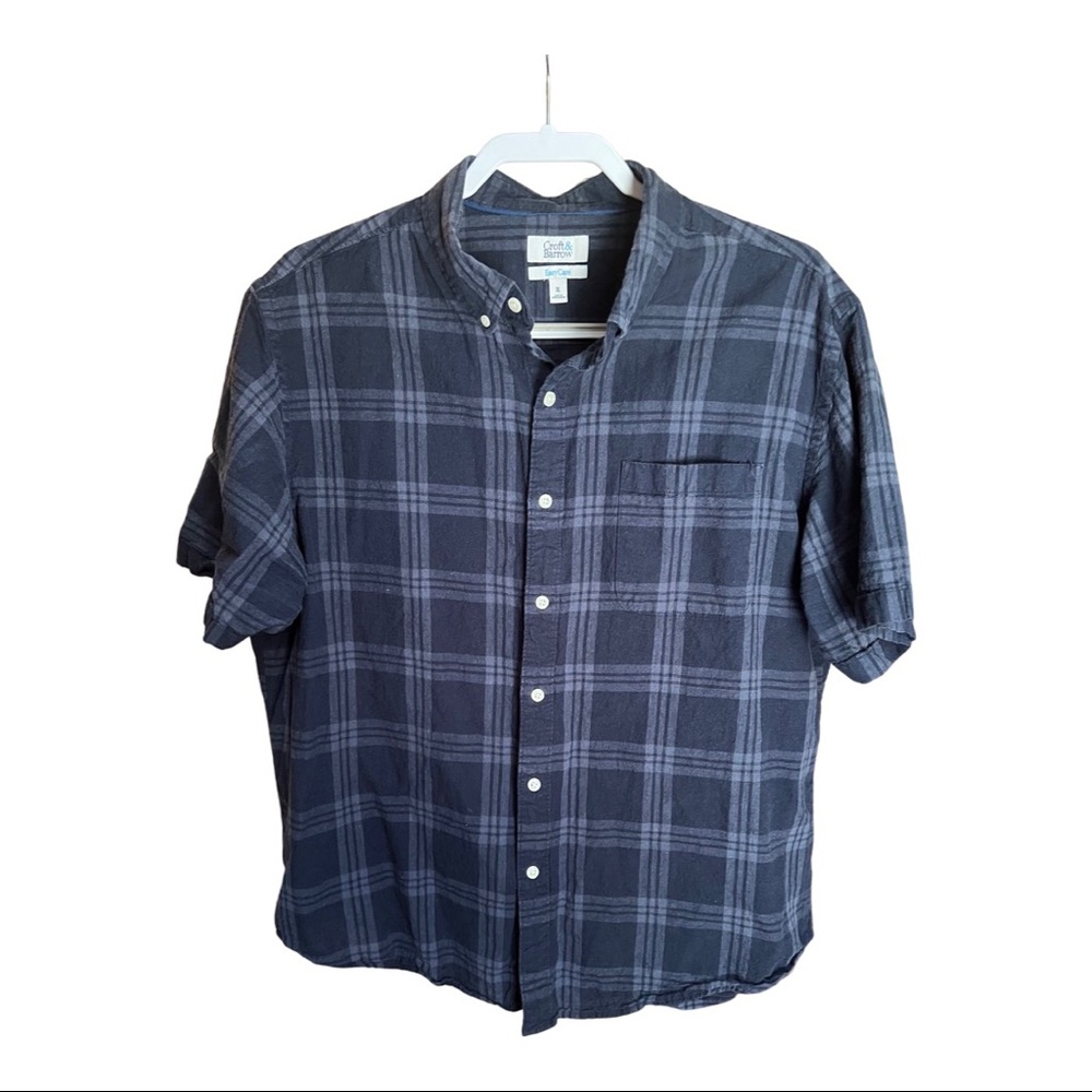 Croft & Borrow Mens XL Button Down Shirt Preowned